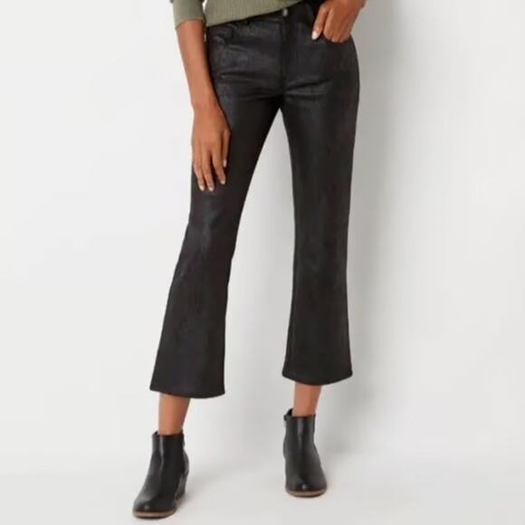 FRYE & CO | NWT Faux Suede Crop Bootcut Pant | 6 - Picture 1 of 6